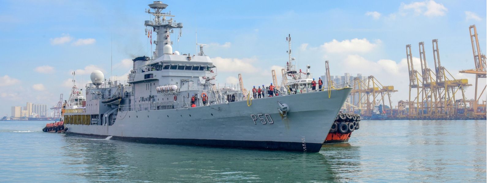INS Sukanya Makes a Port Call in Colombo